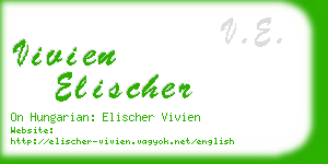 vivien elischer business card